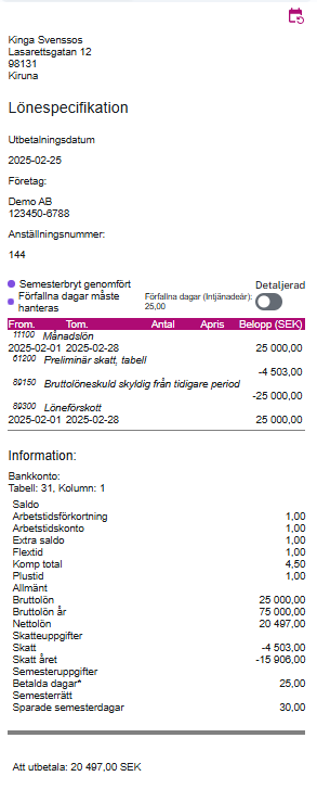 Bruttoskuld månad två