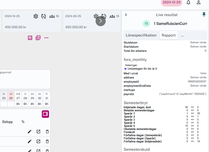 Semesterbryt genomfört