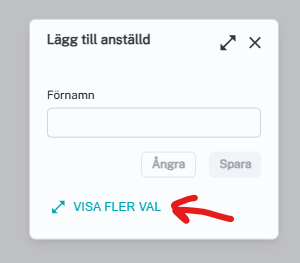 Visa fler val